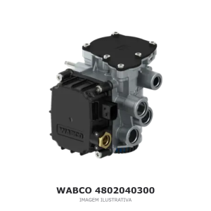 VÁLVULA DISTRIBUIDORA DO SISTEMA DE FREIO WABCO 24 V MERCEDES-BENZ – 4802040300 – imagem ilustrativa