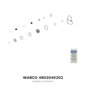 VÁLVULA DISTRIBUIDORA DO SISTEMA DE FREIO WABCO – 4802049202 – imagem ilustrativa