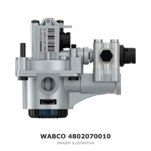 VÁLVULA RELÉ ELETRÔNICA WABCO 24 V VOLVO / SCANIA / DAF – 4802070010 – imagem ilustrativa