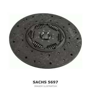 DISCO DE EMBREAGEM SACHS VOLVO – 5697 – imagem ilustrativa