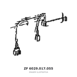 CABO OFF-ROAD ZF 4 WG 261 / 5 WG 261 / 3 WG 260 – 6029.017.055 – imagem ilustrativa