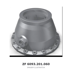 CARCAÇA DA TRANSMISSÃO ZF 12 TX 2421 BO / 12 TX 2421 BD – 6093.201.060 – imagem ilustrativa