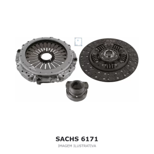 KIT DE EMBREAGEM SACHS MERCEDES-BENZ – 6171 – imagem ilustrativa