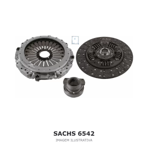 KIT DE EMBREAGEM SACHS IVECO – 6542 – imagem ilustrativa