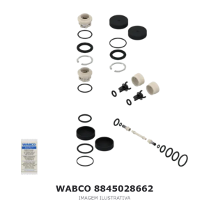 JOGO DE REPARO DA VÁLVULA DE PROTEÇÃO WABCO – 8845028662 – imagem ilustrativa