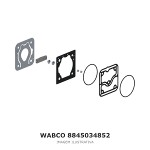 JOGO DE REPARO DO COMPRESSOR DE AR WABCO MERCEDES-BENZ – 8845034852 – imagem ilustrativa