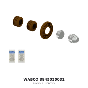 JOGO DE REPARO DO FREIO A DISCO WABCO – 8845035032 – imagem ilustrativa