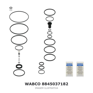 VÁLVULA DISTRIBUIDORA DO SISTEMA DE FREIO WABCO – 8845037182 – imagem ilustrativa