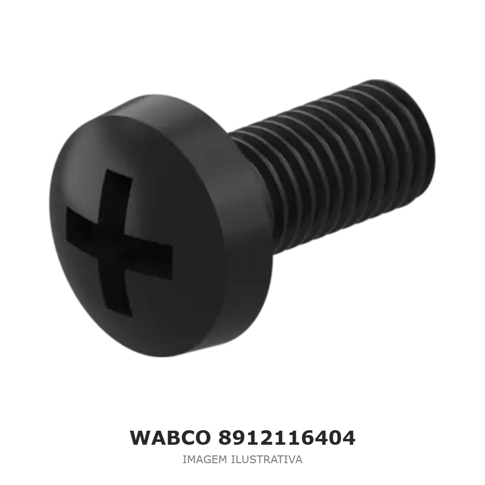 PARAFUSO WABCO – 8912116404 – imagem ilustrativa PARAFUSO WABCO – 8912116404 – imagem ilustrativa