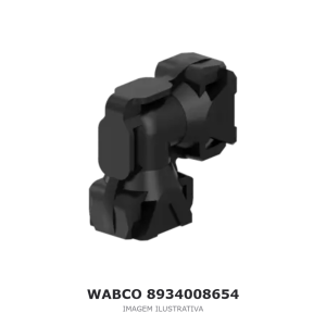 CONEXÃO PNEUMÁTICA COTOVELO WABCO – 8934008654 – imagem ilustrativa