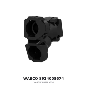CONEXÃO PNEUMÁTICA COTOVELO WABCO – 8934008674 – imagem ilustrativa