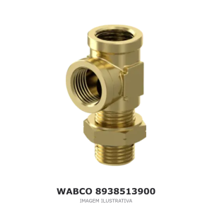 CONEXÃO PNEUMÁTICA COTOVELO WABCO VOLVO – 8938513900 – imagem ilustrativa