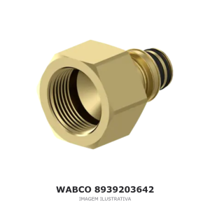 CONEXÃO PNEUMÁTICA DE ENGATE RÁPIDO WABCO – 8939203642 – imagem ilustrativa