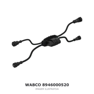 CABO CONECTOR ELÉTRICO WABCO NOMA – 8946000520 – imagem ilustrativa