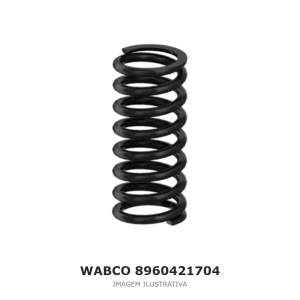 MOLA DE COMPRESSÃO WABCO SCANIA / IVECO / DAF – 8960421704 – imagem ilustrativa