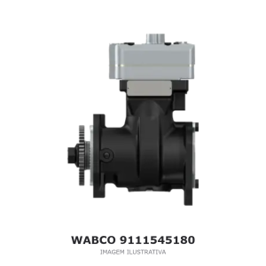 COMPRESSOR DE AR MONOCILÍNDRICO WABCO 247 CM³ – 9111545180 – imagem ilustrativa