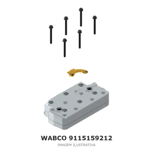 CABEÇOTE DO COMPRESSOR DE AR WABCO CUMMINS – 9115159212 – imagem ilustrativa