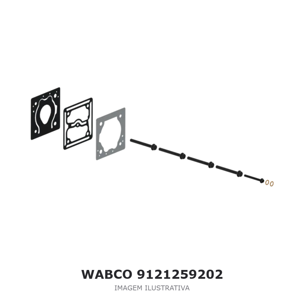JOGO DE REPARO DO COMPRESSOR DE AR WABCO VOLVO – 9121259202 – imagem ilustrativa JOGO DE REPARO DO COMPRESSOR DE AR WABCO VOLVO – 9121259202 – imagem ilustrativa