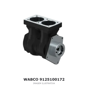 BLOCO DO COMPRESSOR WABCO – 9125100172 – imagem ilustrativa