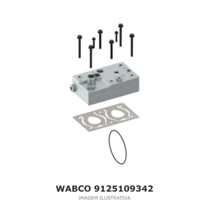 CABEÇOTE DO COMPRESSOR DE AR WABCO – 9125109342 – imagem ilustrativa