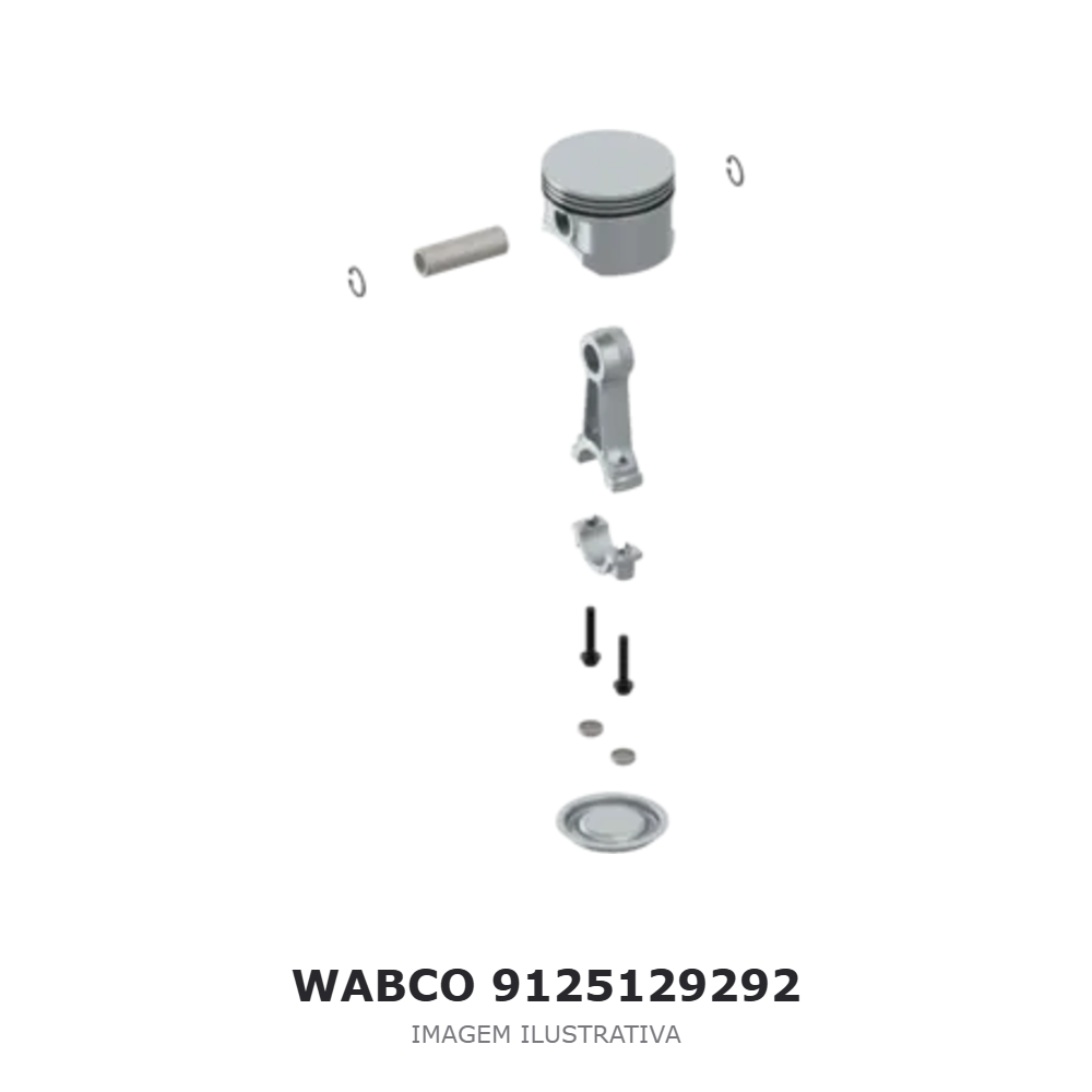 JOGO DE REPARO DO COMPRESSOR DE AR WABCO – 9125129292 – imagem ilustrativa JOGO DE REPARO DO COMPRESSOR DE AR WABCO – 9125129292 – imagem ilustrativa