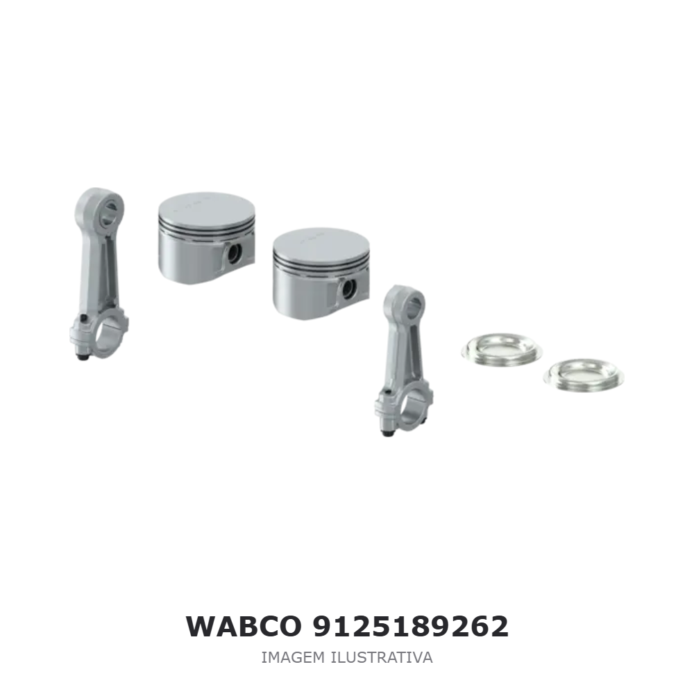 JOGO DE REPARO DO COMPRESSOR DE AR WABCO – 9125189262 – imagem ilustrativa JOGO DE REPARO DO COMPRESSOR DE AR WABCO – 9125189262 – imagem ilustrativa