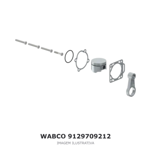 JOGO DE REPARO DO COMPRESSOR DE AR WABCO – 9129709212 – imagem ilustrativa