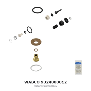 JOGO DE REPARO DO SECADOR DE AR WABCO MERCEDES-BENZ / VOLVO – 9324000012 – imagem ilustrativa