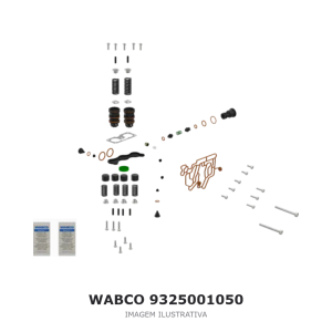 UNIDADE DE TRATAMENTO DE AR WABCO IVECO – 9325001050 – imagem ilustrativa