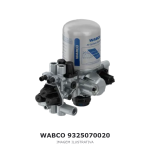 UNIDADE DE TRATAMENTO DE AR WABCO MERCEDES-BENZ – 9325070020 – imagem ilustrativa