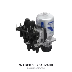 UNIDADE DE TRATAMENTO DE AR WABCO SCANIA – 9325102600 – imagem ilustrativa