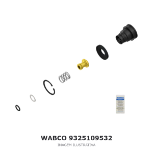 JOGO DE REPARO DO SECADOR DE AR WABCO SCANIA – 9325109532 – imagem ilustrativa
