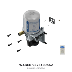 JOGO DE REPARO DO SECADOR DE AR WABCO SCANIA – 9325109562 – imagem ilustrativa