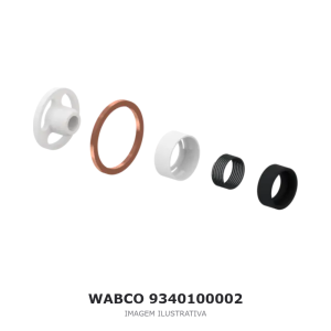 JOGO DE REPARO DA VÁLVULA DE RETENÇÃO WABCO – 9340100002 – imagem ilustrativa