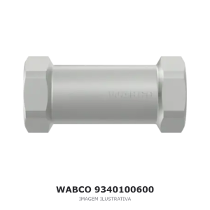 VÁLVULA DE RETENÇÃO WABCO VOLVO – 9340100600 – imagem ilustrativa