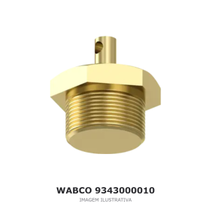 VÁLVULA DE DESCARGA WABCO MERCEDES-BENZ / VOLVO / SCANIA – 9343000010 – imagem ilustrativa