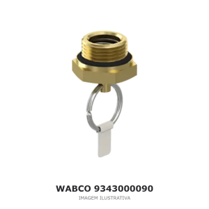 VÁLVULA DE DESCARGA WABCO VOLVO – 9343000090 – imagem ilustrativa