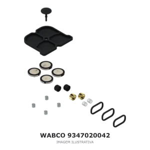 JOGO DE REPARO DA VÁLVULA DE PROTEÇÃO WABCO MERCEDES-BENZ / VOLVO / MAN – 9347020042 – imagem ilustrativa