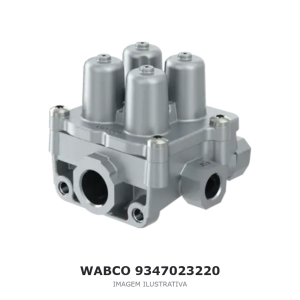 VÁLVULA DE PROTEÇÃO MULTICIRCUITO WABCO MAN / VW / DAF – 9347023220 – imagem ilustrativa