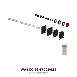 JOGO DE REPARO DA VÁLVULA DE PROTEÇÃO WABCO SCANIA – 9347029022 – imagem ilustrativa