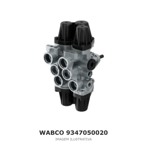 VÁLVULA DE PROTEÇÃO MULTICIRCUITO WABCO MERCEDES-BENZ – 9347050020 – imagem ilustrativa