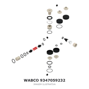 JOGO DE REPARO DA VÁLVULA DE PROTEÇÃO WABCO – 9347059232 – imagem ilustrativa
