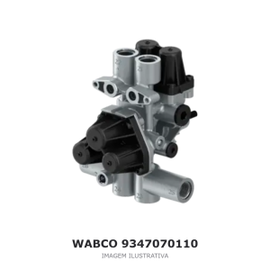 VÁLVULA DE PROTEÇÃO MULTICIRCUITO WABCO – 9347070110 – imagem ilustrativa