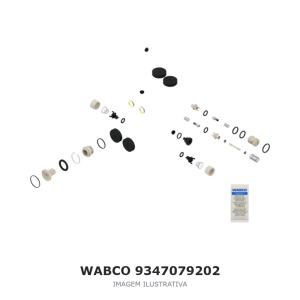 JOGO DE REPARO DA VÁLVULA DE PROTEÇÃO WABCO – 9347079202 – imagem ilustrativa
