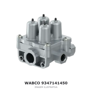 VÁLVULA DE PROTEÇÃO MULTICIRCUITO WABCO VOLVO – 9347141450 – imagem ilustrativa