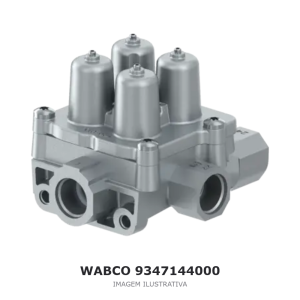 VÁLVULA DE PROTEÇÃO MULTICIRCUITO WABCO MAN – 9347144000 – imagem ilustrativa