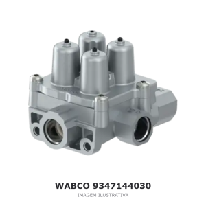 VÁLVULA DE PROTEÇÃO MULTICIRCUITO WABCO BEIBEN / C&C TRUCKS / FOTON – 9347144030 – imagem ilustrativa