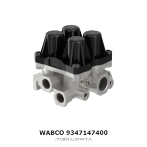 VÁLVULA DE PROTEÇÃO MULTICIRCUITO WABCO VOLVO / DAF – 9347147400 – imagem ilustrativa