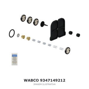 JOGO DE REPARO DA VÁLVULA DE PROTEÇÃO WABCO – 9347149212 – imagem ilustrativa