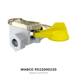 ACOPLAMENTO PNEUMÁTICO WABCO MERCEDES-BENZ / VOLVO / SCANIA – 9522000220 – imagem ilustrativa